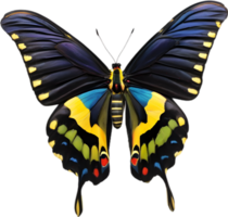 AI generated Colorful and elegant butterfly image. png