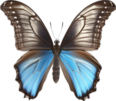 ai gegenereerd kleurrijk en elegant vlinder afbeelding. png