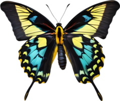 AI generated Colorful and elegant butterfly image. png