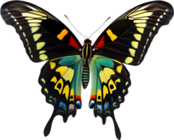 AI generated Colorful and elegant butterfly image. png