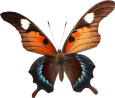 AI generated Colorful and elegant butterfly image. png