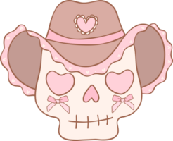 civetta cowgirl cranio png