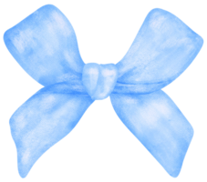 Blue Coquette bow aesthetic watercolor png