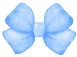 Blue Coquette bow aesthetic watercolor png