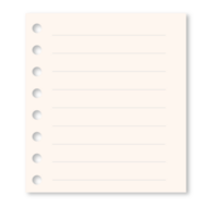 This is a memo pad you can use for notes png