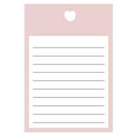 This is a memo pad you can use for notes png