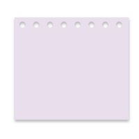 This is a memo pad you can use for notes png