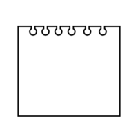 This is a memo pad you can use for notes png