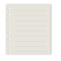 This is a memo pad you can use for notes png