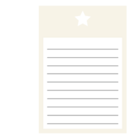 This is a memo pad you can use for notes png