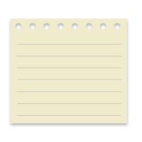 This is a memo pad you can use for notes png