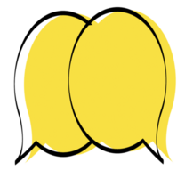 a speech bubble used to draw cartoons png