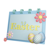 Ostern Tag 3d Symbol einstellen png