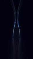 Vertical video - minimalist motion background with a gently flowing blue digital fractal light wave. This abstract technology background is full HD and a seamless loop.