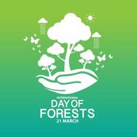 International Day of Forests vector