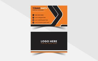 Professional Business Card Design Teamplate vector