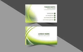 Business Card Design Template vector