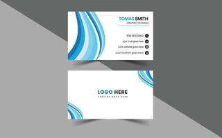 Professional Business Card Design Teamplate vector