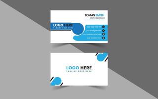 Business Card Design Teamplate vector