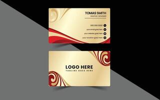 Business Card Design Template vector