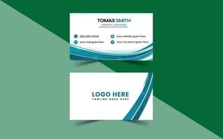 Professional Business Card Design Teamplate vector