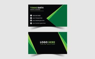 Business Card Design Template vector