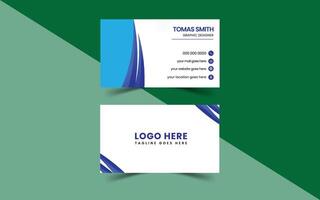 Professional Business Card Design Teamplate vector