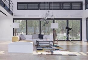 modern house interior design photo