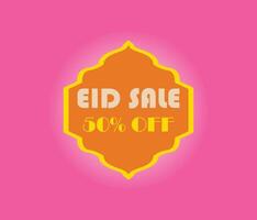 eid oferta rebaja bandera diseño vector modelo