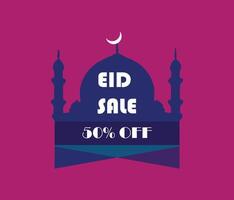 Eid Offer Sale banner design vector template