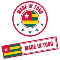 Made in Togo Stamp Sign Grunge Style vector