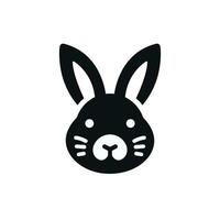 Rabbit icon. Bunny face. Easter and animal concept. Vector illustration