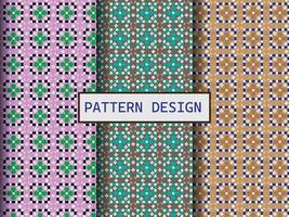 Vector set of design elements, Pattern design