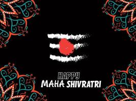 Happy Maha Shivratri Scial Media post vector