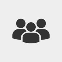 group, people vector icon. user, member, group people, teamwork flat style symbol.