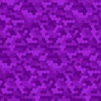 Vector trendy seamless pattern purple colored hexagonal.