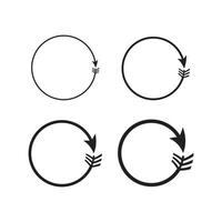 tinta curvo flechas colección vector mano dibujado bosquejo flechas señalando diferente direcciones, flecha logo diseño
