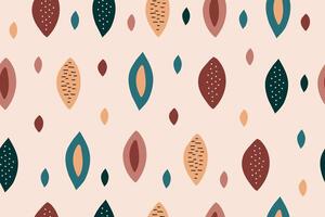 Abstract seamless pattern with geometric shapes. Creative design of fabric, cover, wallpaper. vector