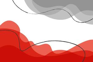 Red and Gray Background With White Element vector