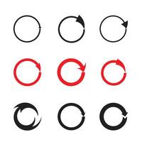 Set of grunge brush element design, circle logo design vector