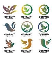 A Collection of Various Bird Logo Designs in Vector Format