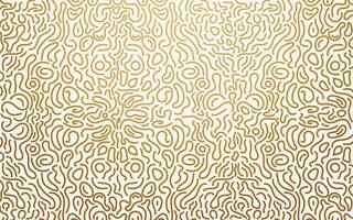 seamless abstract golden outline pattern vector