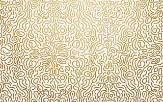 seamless abstract golden outline pattern vector