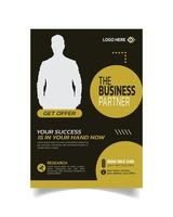 Artistic Corporate Business Flyer or Trendy Business Leaflet Modern Business Poster vector