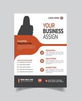 Incredible Business Flyer or Modern Business Leaflet Unique Business Poster vector