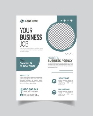 Stylish Business Flyer or Elegant Business Leaflet Creativity Business Poster