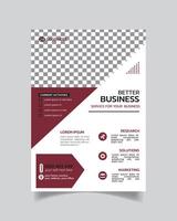 Fantastical Corporate Business Flyer or Creative Business Leaflet  Modern Business Poster vector