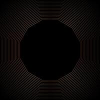 Deluxe golden minimal polygonal lines abstract futuristic tech background vector