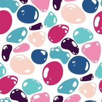 doodle spotted pattern vector