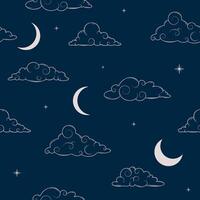 cloudy sky pattern vector